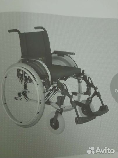 Коляска инвалидная с ручным приводом 