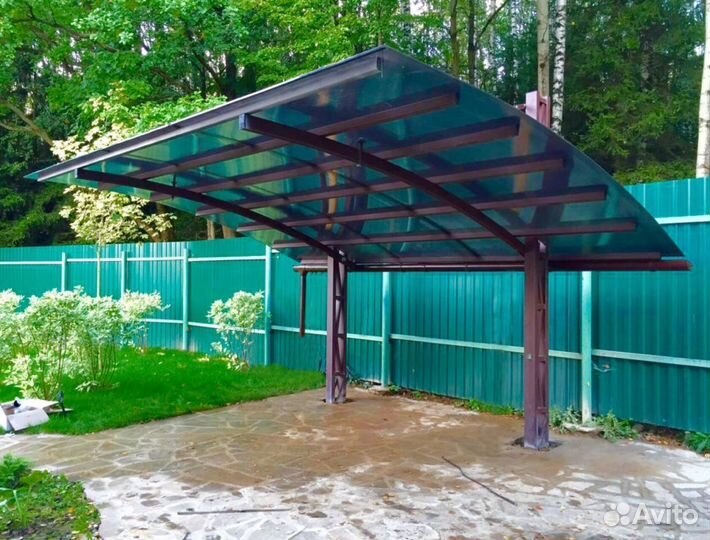 Автомобильные Металлические Навесы