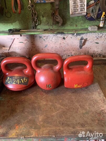 Гиря чугунная 16 кг