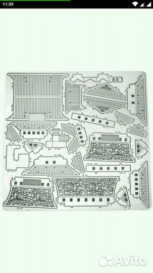 Модель китайского замка Хирмеджи 3д. Для сборки