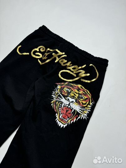 Штаны Клеш Ed Hardy Tiger Sweatpant (S-M)