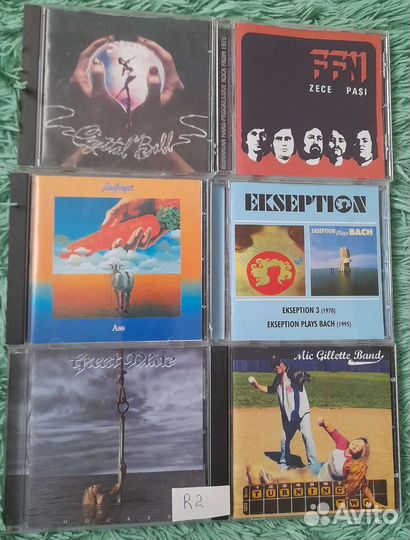 Коллекция cd дисков рок музыки