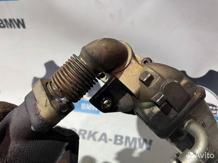 Радиатор отработанных газов с выпускным коллекторо