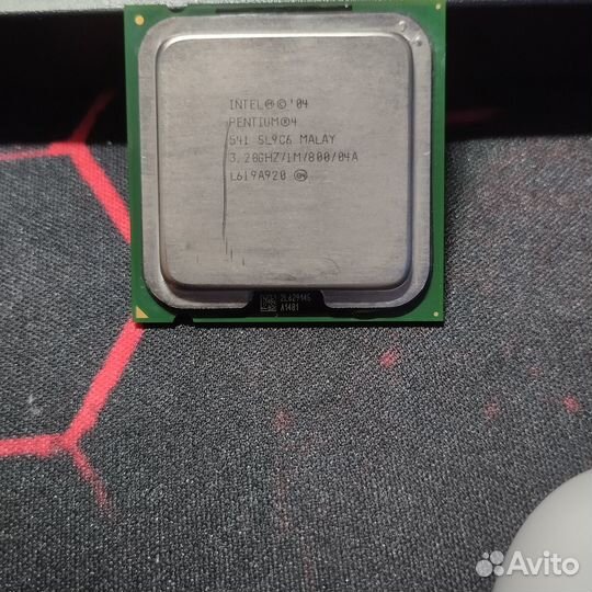 Intel Pentium 4 541, sl9c6, 3.20 ghz