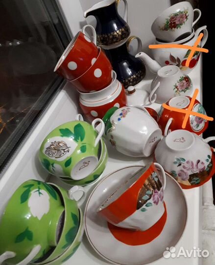 Сервизы СССР и детали к ним