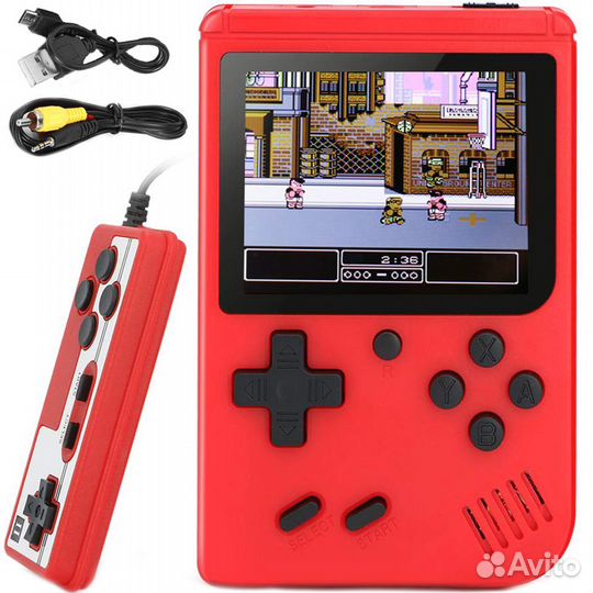 Игровая консоль 8бит ретро 400игр (новая)