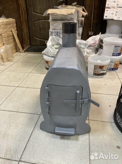 Печь буржуйка для дачи толщина 8мм