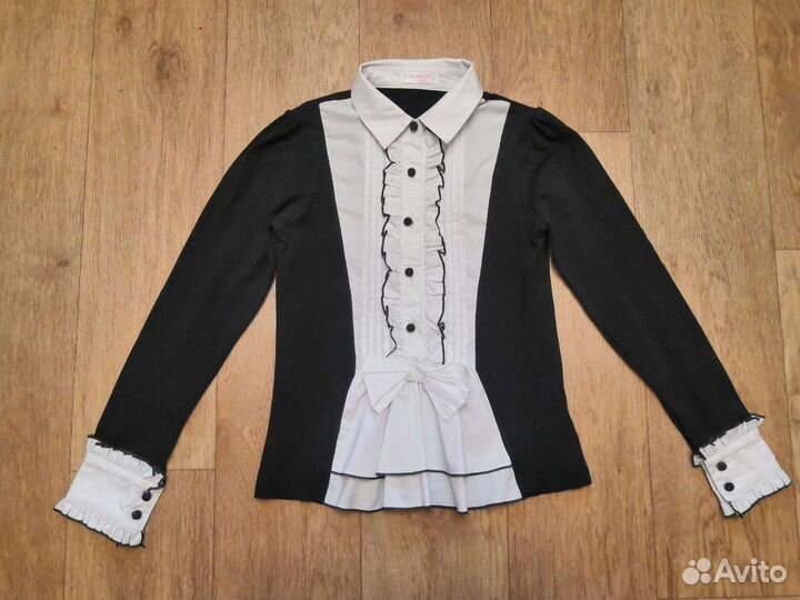 Блузка школьная Colabear рост 146 материал хлопок