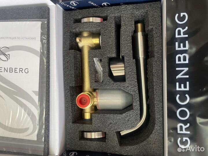 Смеситель встраиваемый Grocenberg gb511 (никель)