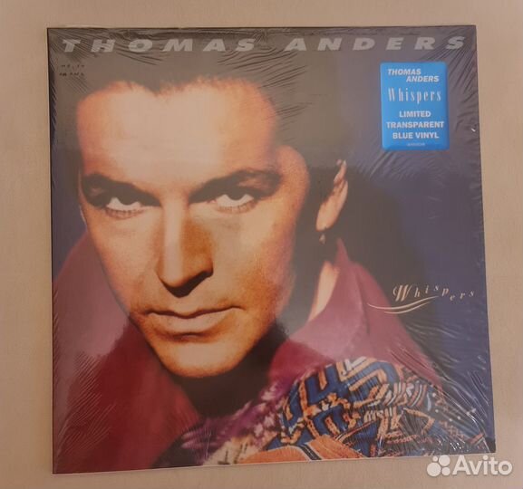 Thomas Anders синий винил LP Whispers