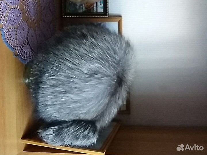 Шапка из чернобурой лисы, р-р 56-58