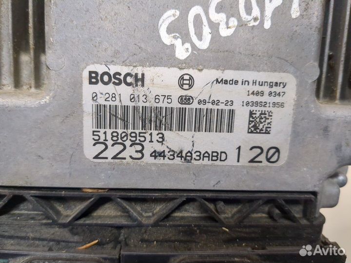 Блок управления двигателем Fiat Doblo, 2009