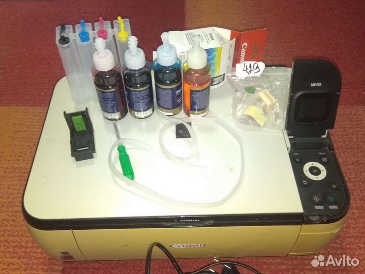 Снпч и краска для струйника. Принтер в придачу