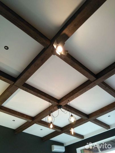 Фальшбалки. Фальшбрус. Потолочные балки