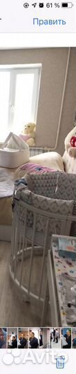 Детская кроватка трансформер