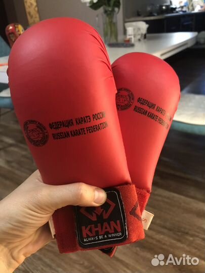 Перчатки накладки для карате