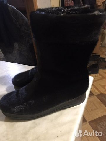 Сапоги теплые женские