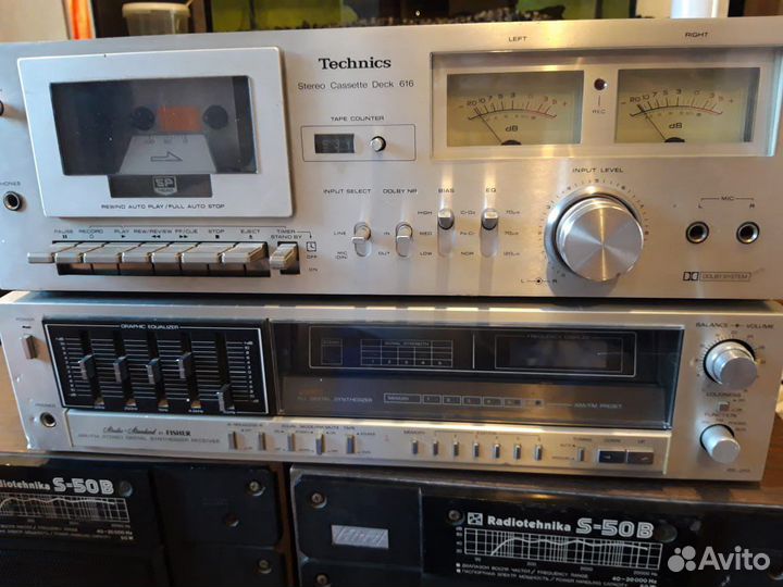 Кассетная дека technics 616