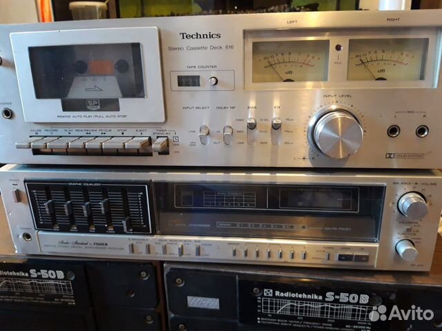 Кассетная дека technics 616