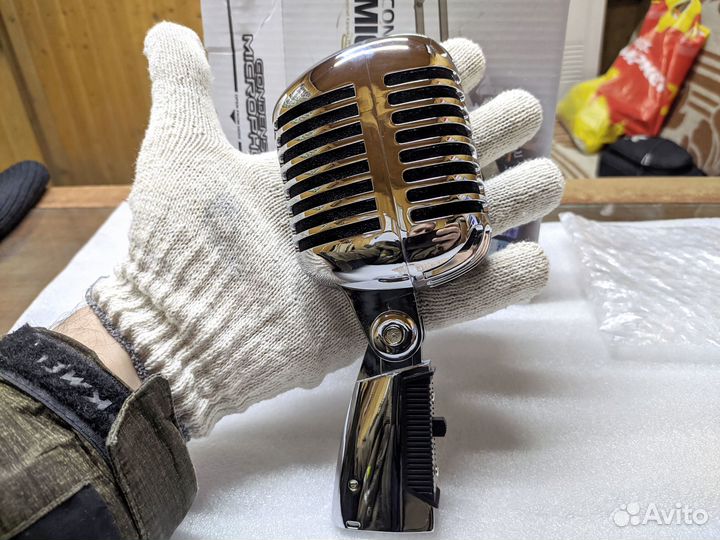 Блестящий Микрофон Shure 55SH series II