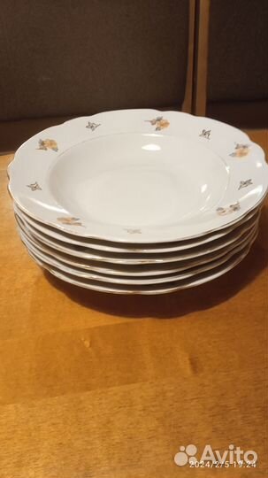 Тарелки винтаж, 1950-60е гг, Городница, УССР, СССР