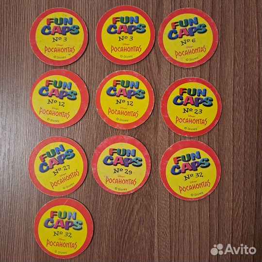 Фишки Fun caps Pocahontas