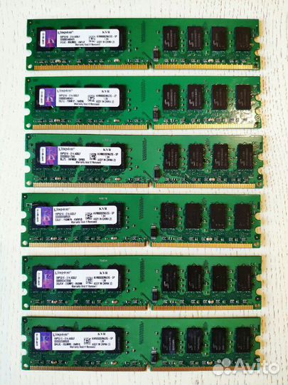 Оперативная память Kingston 2Gb DDR2-800 800MHz PC
