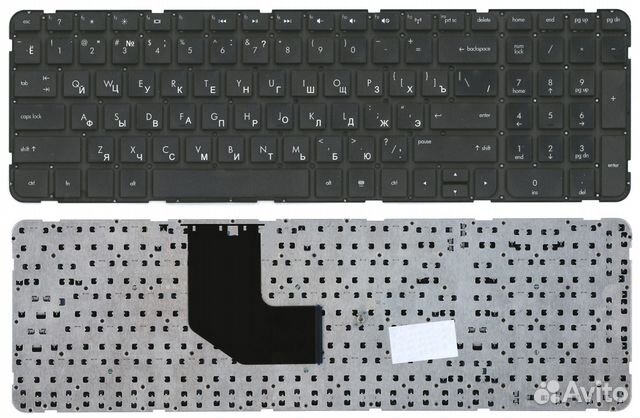 Клавиатура HP Pavilion G6-2000 черная без рамки