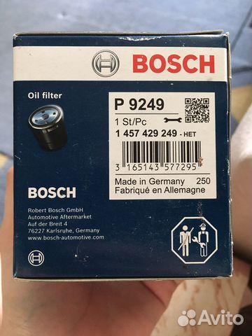 Масляный фильтр bosch ford transit