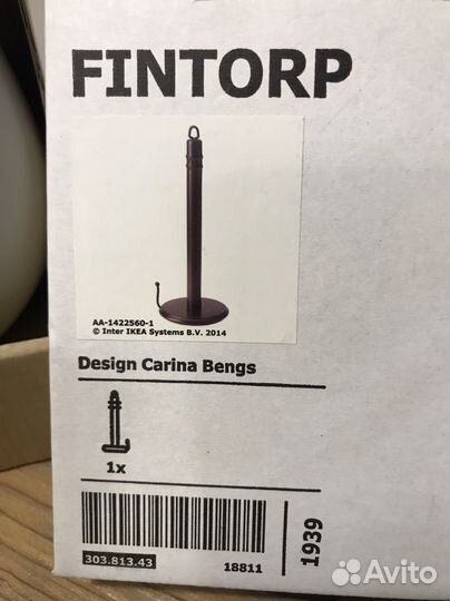 Финторп икея держатель + кашпо Аскер