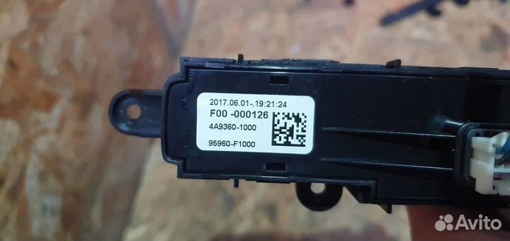 Кнопка аварийной сигнализации Kia Sportage 2016-2