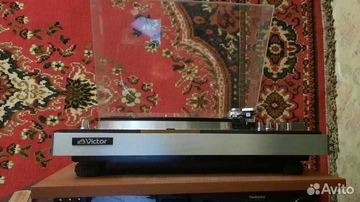 Виниловый проигрыватель victor f4 + шелл