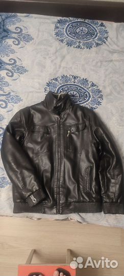 Кожаная куртка мужская 50 52