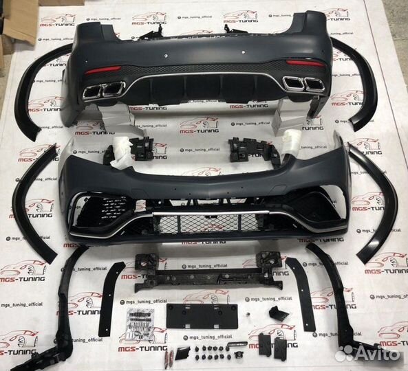 Обвес на Mercedes GLS в стиле 63 AMG новый