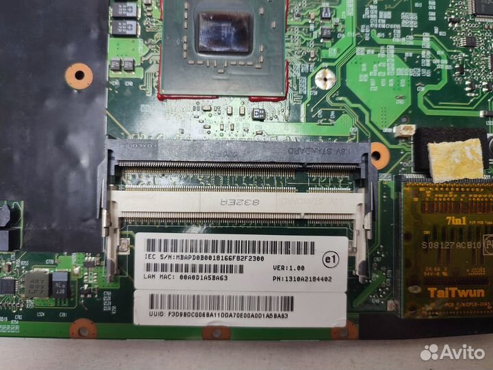 Материнская плата для ноутбука acer Aspire 6920