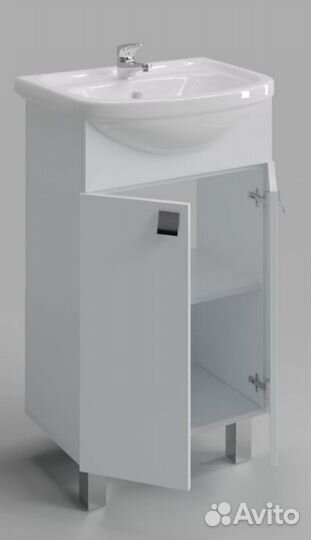 Напольная тумба с раковиной 50см