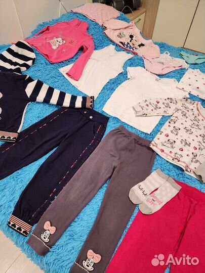 Вещи пакетом на девочку(Размер от 98 до 110)