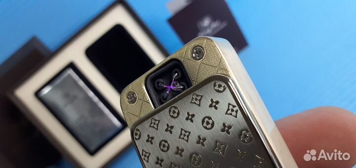 Зажигалка электронная двойная дуга USB Брендовые