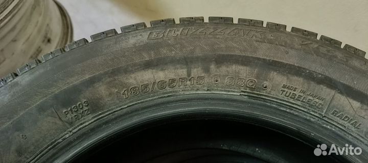 Bridgestone Blizzak VRX 185/65 R15