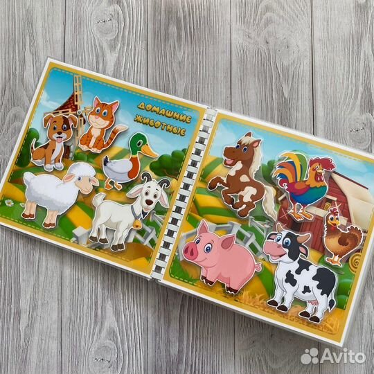 Альбом «Первые игры на липучках»