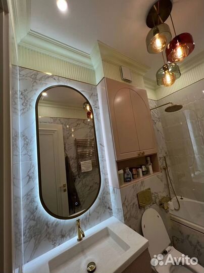 Зеркало с фронтальной подсветкой