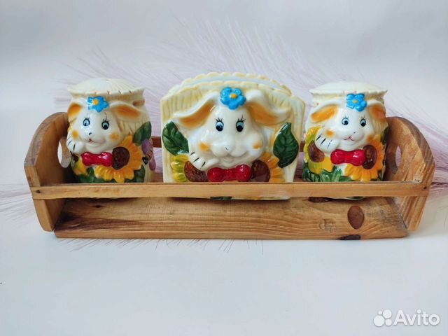 Набор для специй винтаж баночки