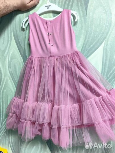 Платье для девочки 92