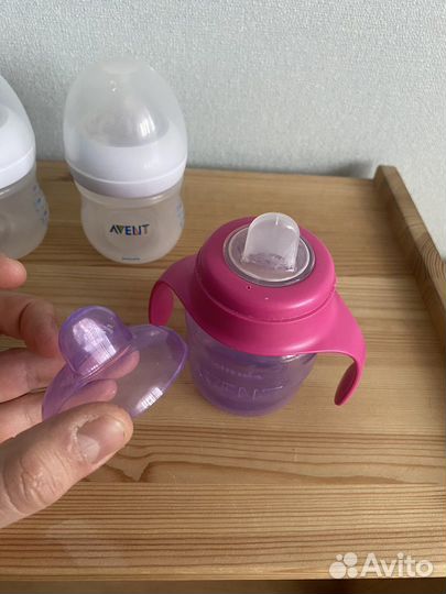 Бутылочка поильник avent
