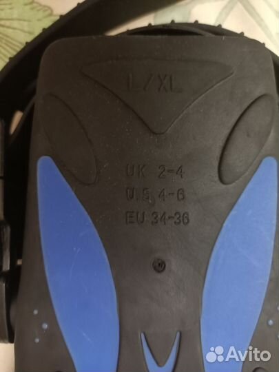 Ласты детские 34-36