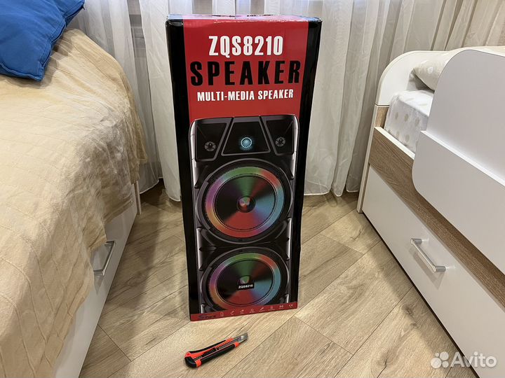 Новая блютуз колонка BT Speaker ZQS8210