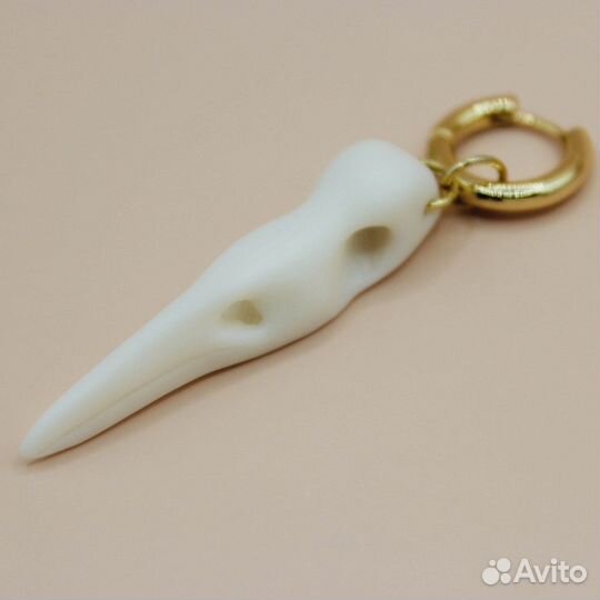 Моносерьга ручной работы Korsunovsky унисекс