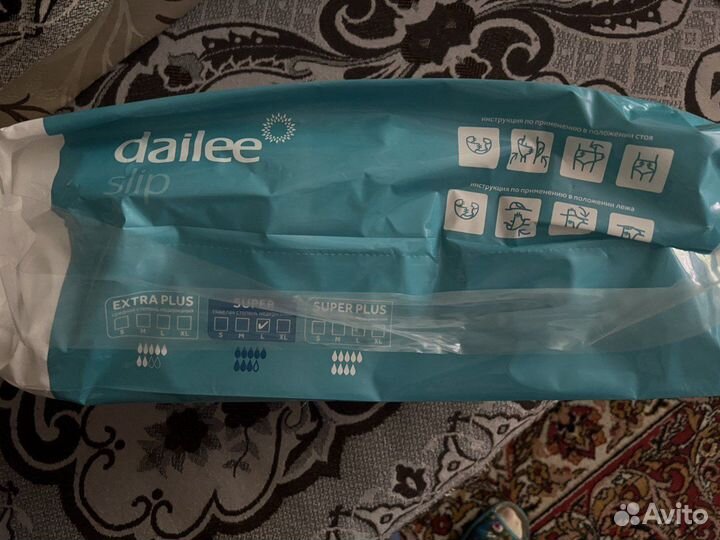 Подгузники для взрослых Dailee Slip L super, 30шт