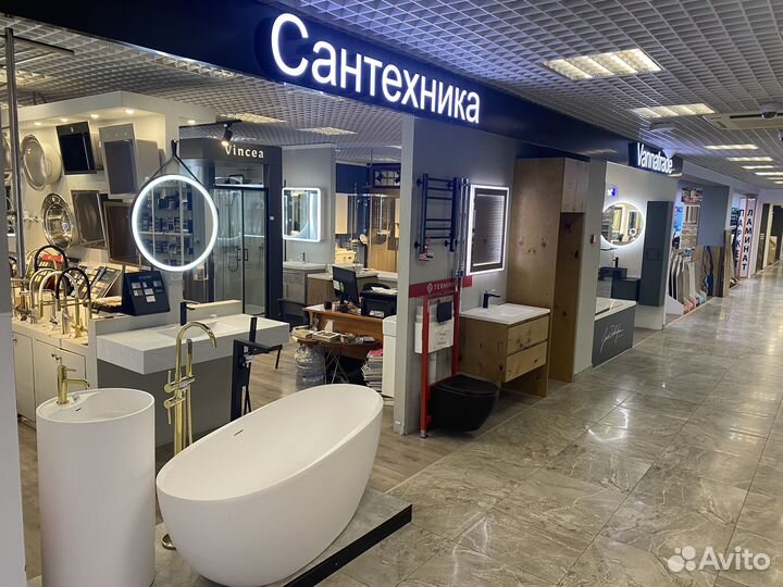 Продается готовый салон сантехники и мебели