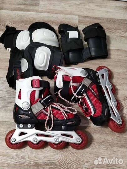 Детские ролики и защита размер 28-31